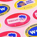 Oval Stickers